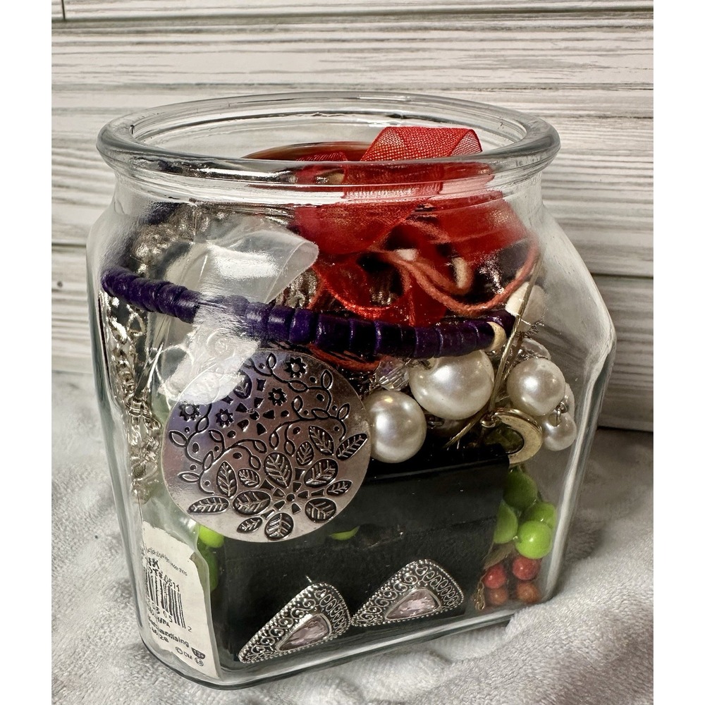 All Wearable Mixed Mystery Jewelry Jar: Vintage-Modern Costume Jewelry #2 Lot - Picture 4 of 7